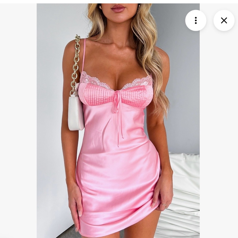 White Fox Beautiful To Me Mini Dress in Pink